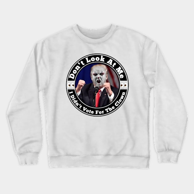 Trump Is Not My President Crewneck Sweatshirt by FirstTees